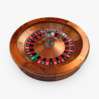 Preview image for 3D product Roulette Wheel 03 - American