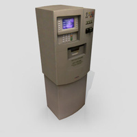 3D Model Download - Grocery - ATM