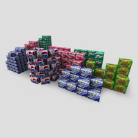 3D Model Download - Grocery - Pop Boxes