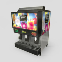 3D Model Download - Grocery - Juice Machine - 3 Flavour
