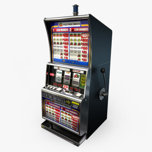 3D Model of Casino Collection :: Realistic Detailed Slot Machine 1. - 3D Render 0