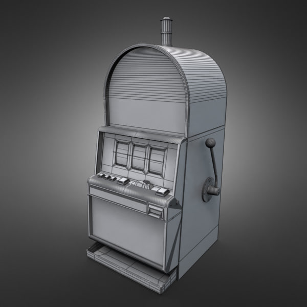 3D Model of Casino Collection :: Realistic Detailed Slot Machine 1. - 3D Render 7