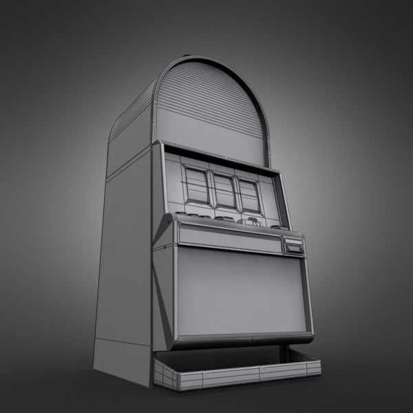 3D Model of Casino Collection :: Realistic Detailed Slot Machine 1. - 3D Render 8