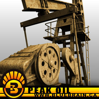 3D Model of Animated Oil Pump - 3D Render 1