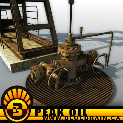 3D Model of Animated Oil Pump - 3D Render 4