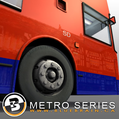 3D Model of Highly detailed London Bus. - 3D Render 8