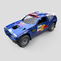 3D Model Download - Race Car - 2006 VW Dakar