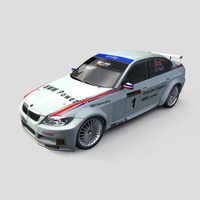 3D Model Download - Race Car - 2006 BMW WTCC