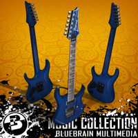 3D Model Download - Guitar - Ibanez 04