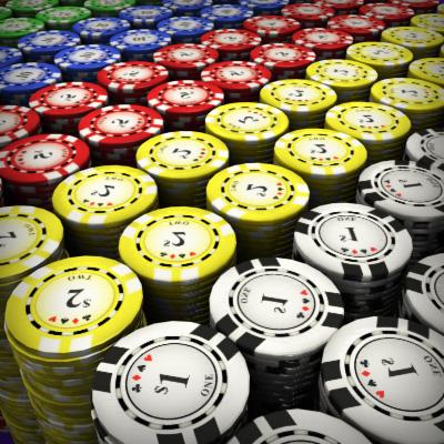 3D Model of Casino Poker Chips - 3D Render 5
