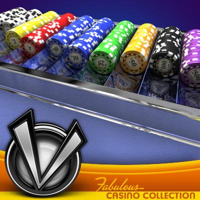 3D Model of Casino Poker Chips - 3D Render 10