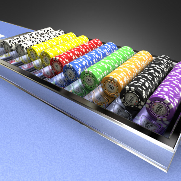 3D Model of Casino Collection - Blackjack Table. - 3D Render 7