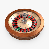Preview image for 3D product Roulette Wheel 01 - American