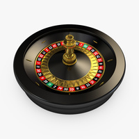 Preview image for 3D product Roulette Wheel 02 - American